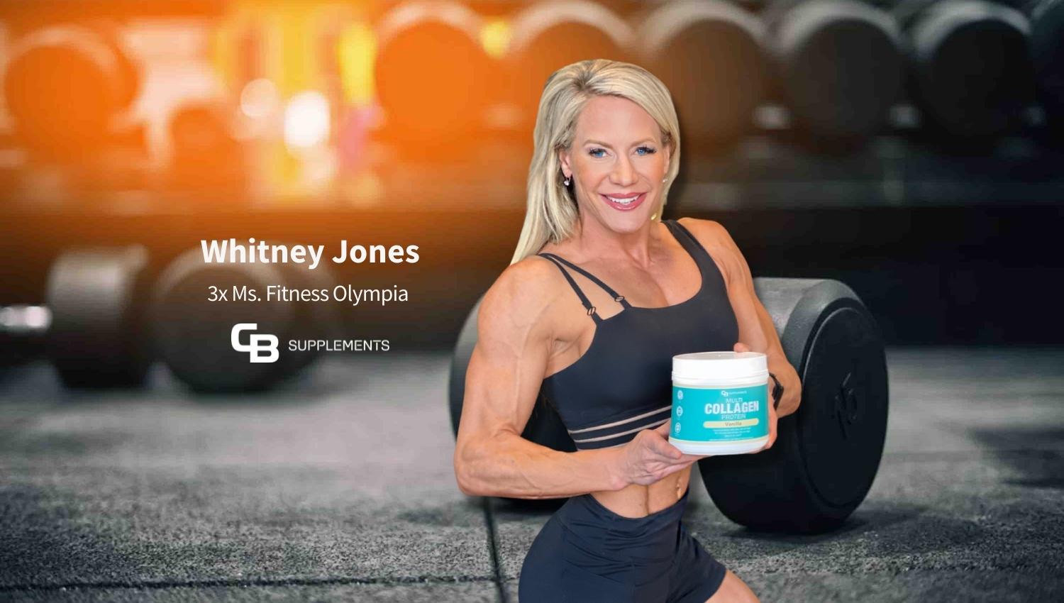 Whitney Jones, 3x Ms. Fitness Olympia, now CB Athlete