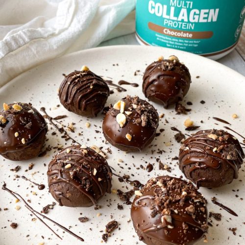 Chocolate Peanut Butter Collagen Truffles Recipe