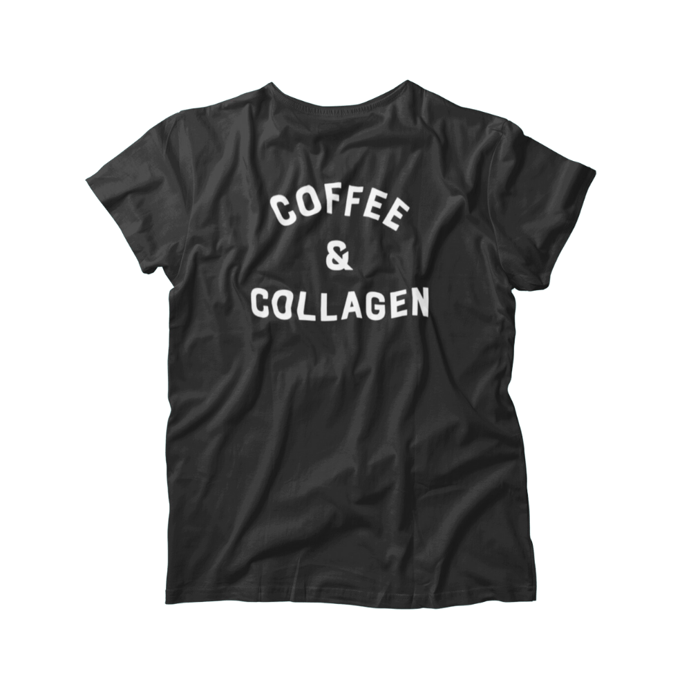 Coffee and Collagen tshirt transparent