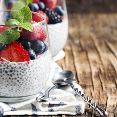 Collagen Berry Chia Seed Pudding Recipe