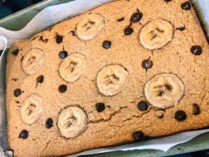 Collagen Chocolate Chip Banana Bread Baked Proats