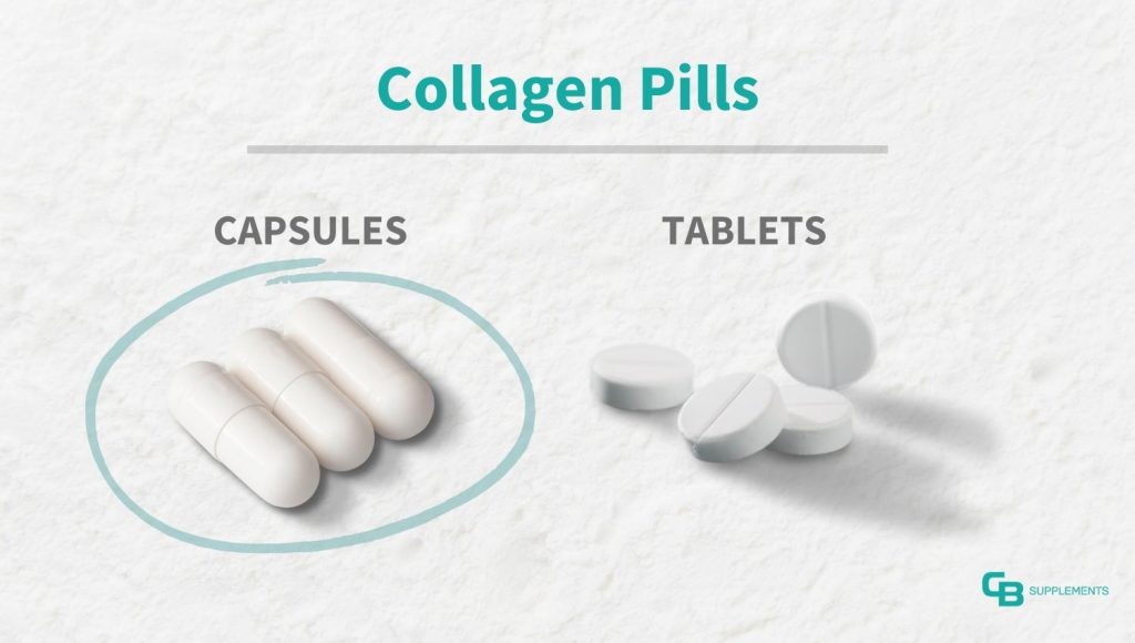 Collagen pills vs capsules vs tablets