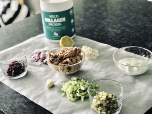 Crunchy Collagen Tuna Salad Ingredients