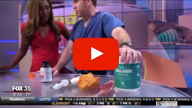 CB Supplements on Fox35 news feature about collagen