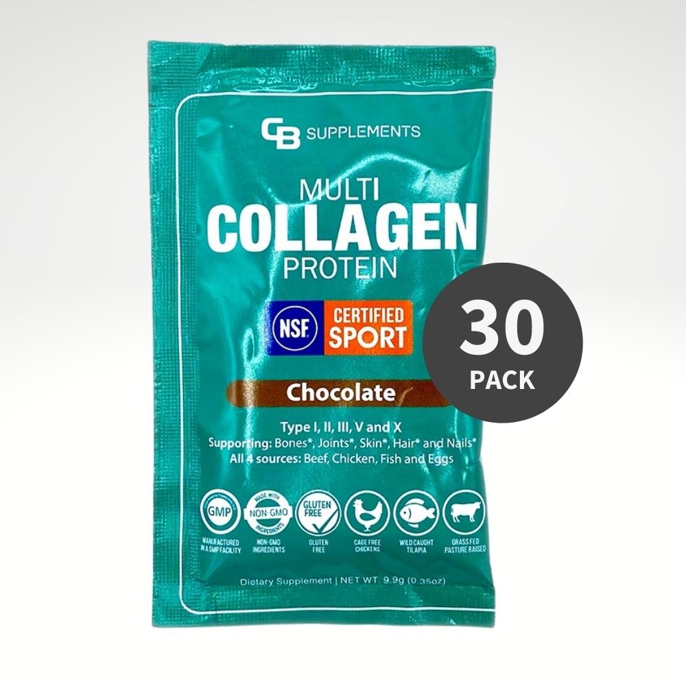 NSF Chocolate Multi Collagen Single Serve 30 Pack