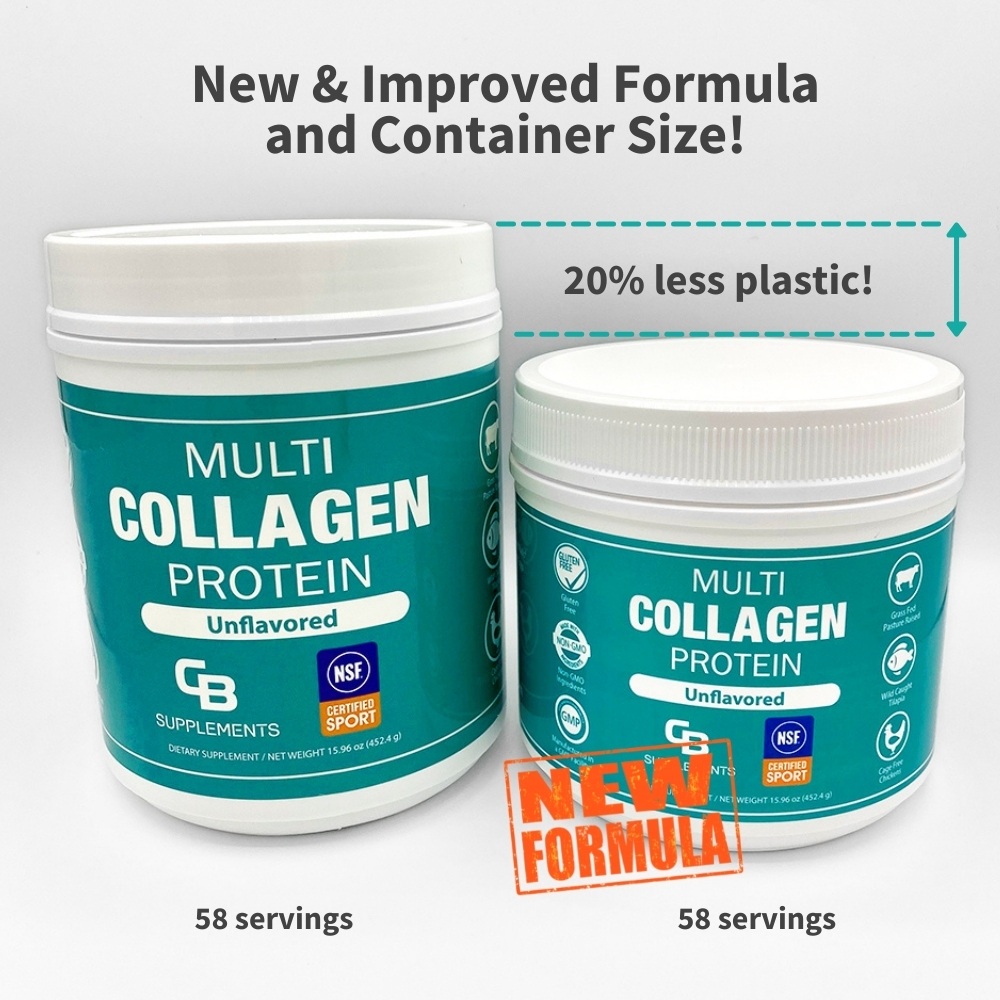 NSF unflavored Multi Collagen Protein Powder - new container