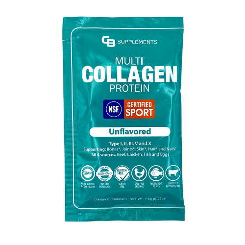 NSF Certified for Sport Unflavored Multi Collagen Single Serve Travel Pack