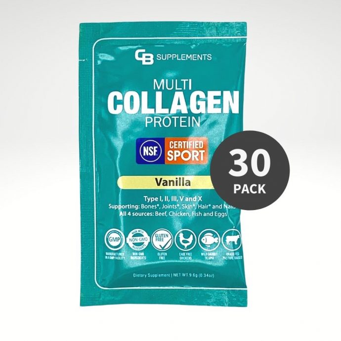 Single Serve - NSF - Multi Collagen Protein Powder - Vanilla - 30 Pack ...