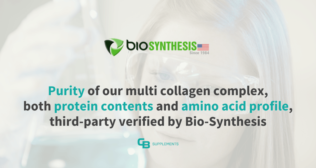 Purity of Multi Collagen Third-party Tested by Bio-Synthesis