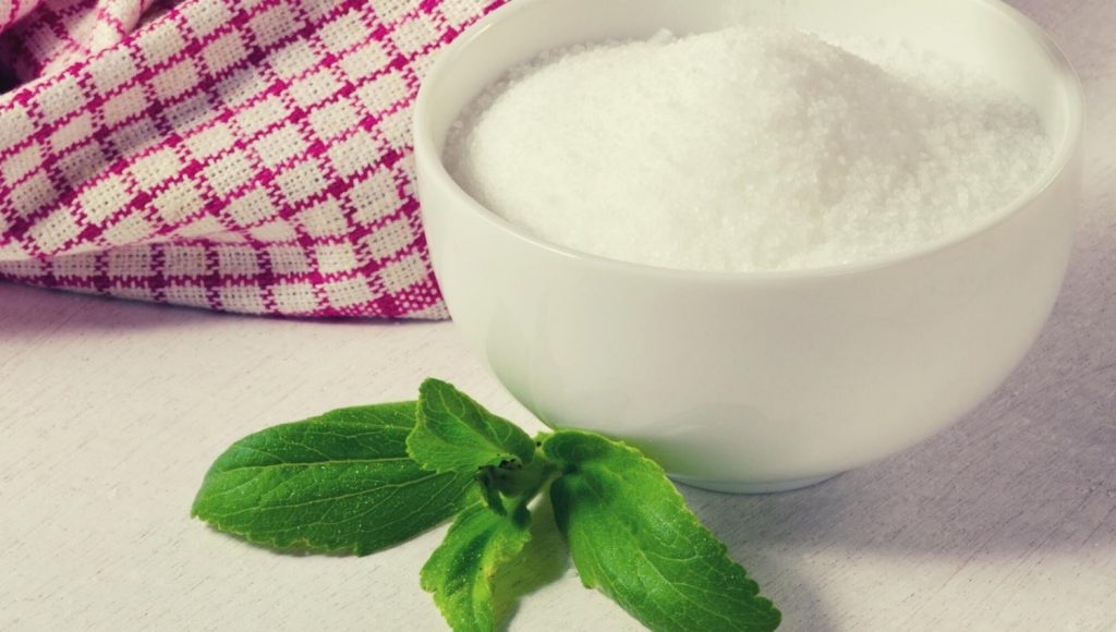 Stevia is common sweetener used to flavor collagen powder