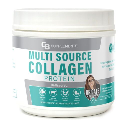 Unflavored Multi Collagen Peptides Powder with 5 Types by CB Supplements