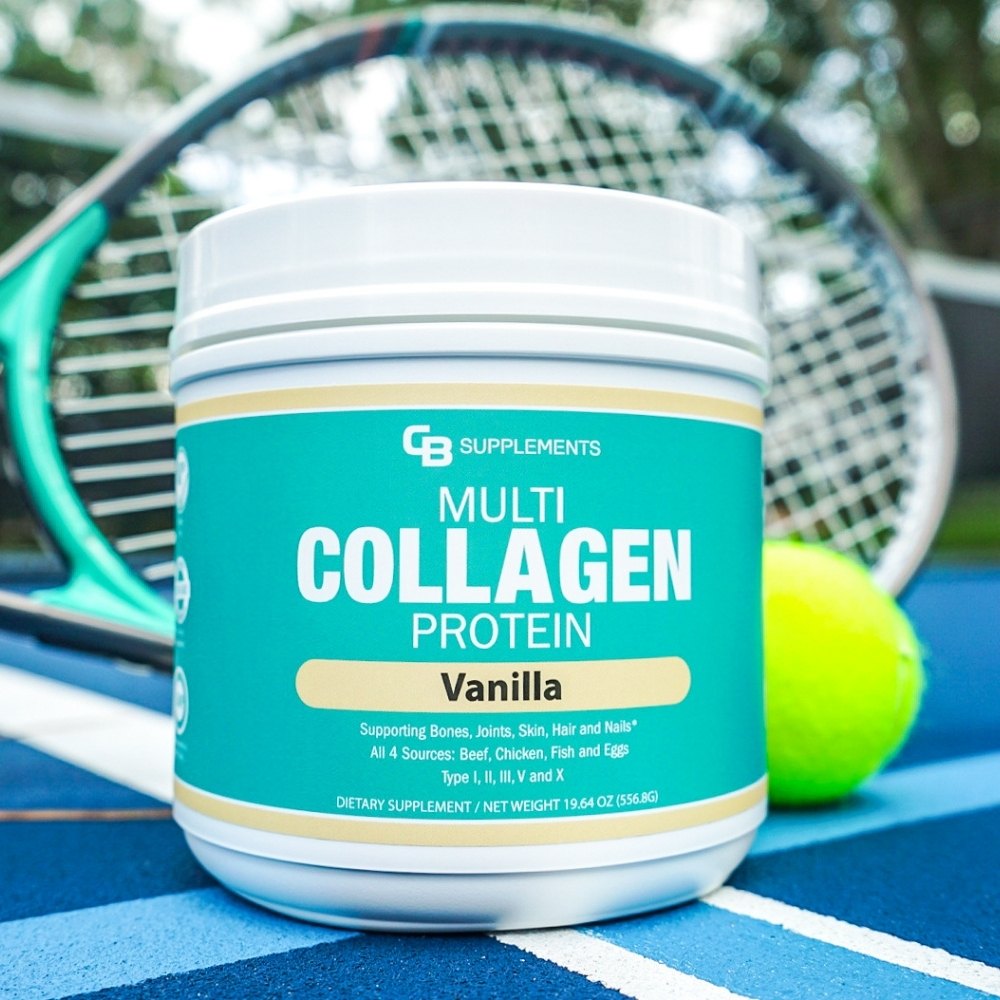 Vanilla Multi Collagen Protein Powder Tennis Court