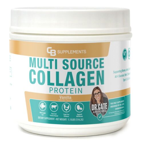 Vanilla Multi Collagen Peptides powder by CB Supplements