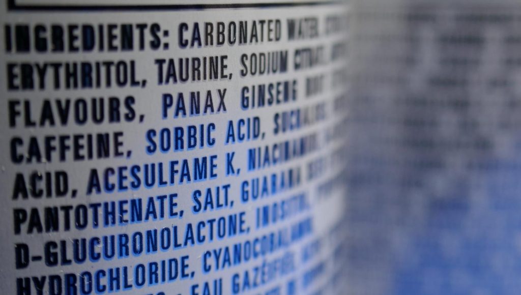 what is inside collagen drink liquid label
